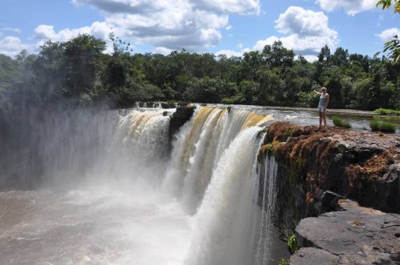 Cachoeira São Romão vista por cima, no P.N da Chapada das Mesas, região de Carolina - MA